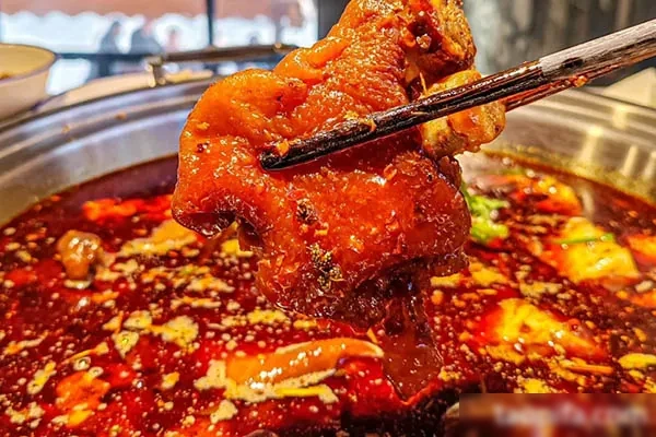 图片[1]-炸皮蹄花火锅技术配方和视频教程-小吃方略网