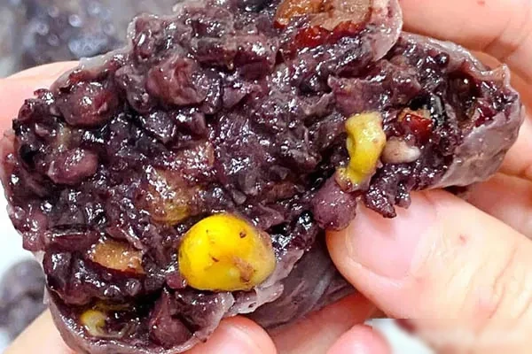 双色粘豆包视频教程-小吃方略网