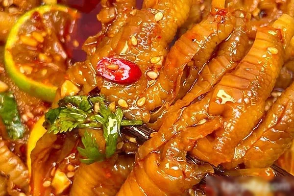 红油酸辣无骨鸡爪+爽脆萝卜技术配方和视频教程-小吃方略网