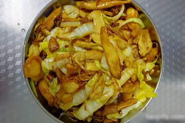 干捞粉丝杏鲍菇视频教程-小吃方略网