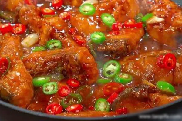 图片[1]-肉焖红烧鱼教学视频-小吃方略网